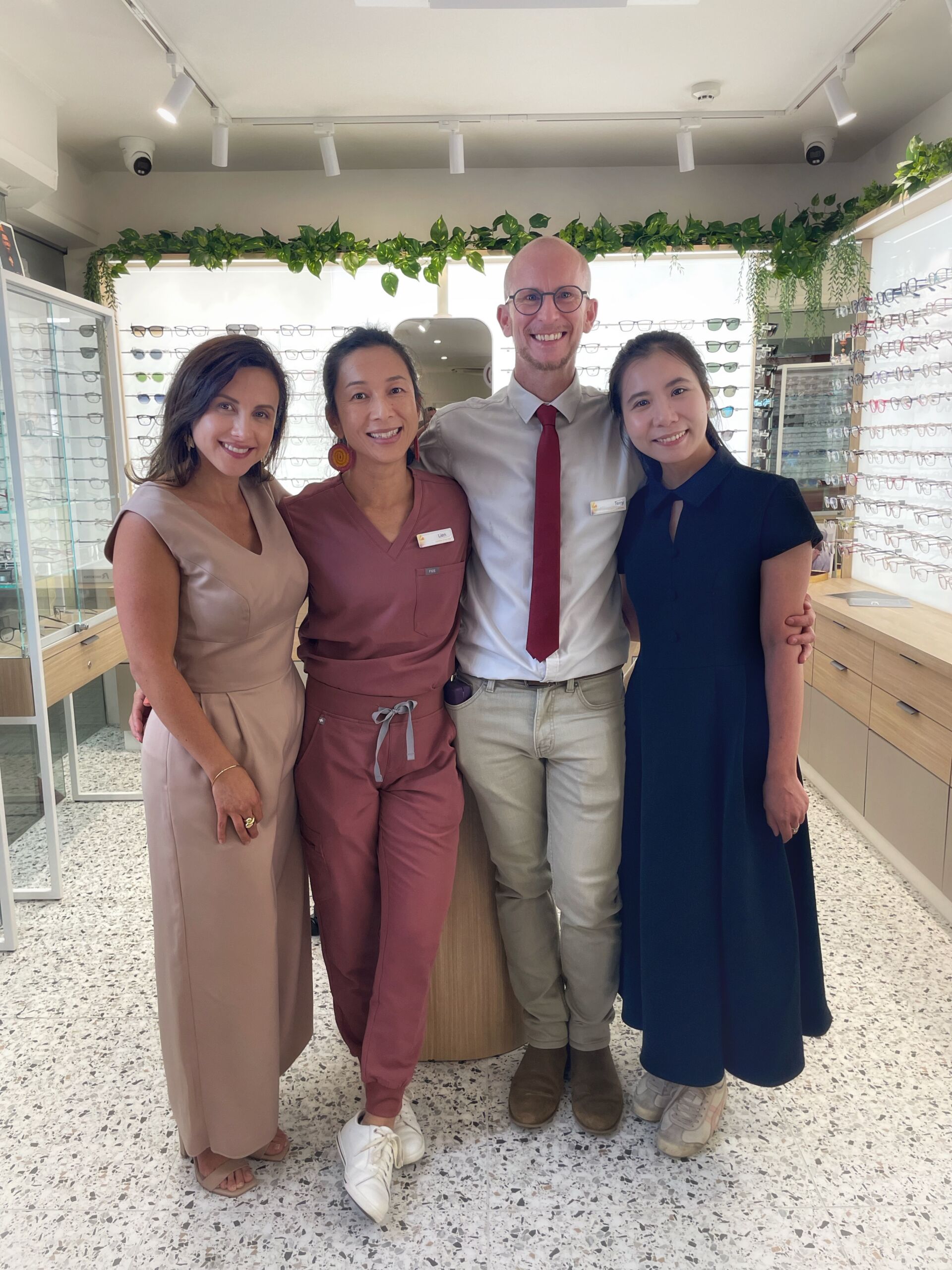 Photo of team members